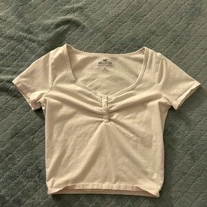 MOVING SOON: Hollister White Crop Top